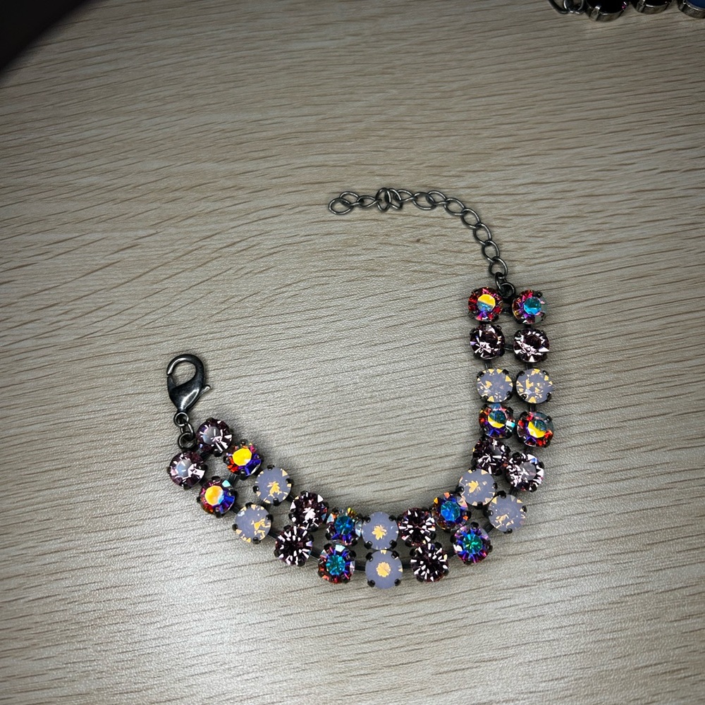 Elegant Multicolor Crystal Bracelet